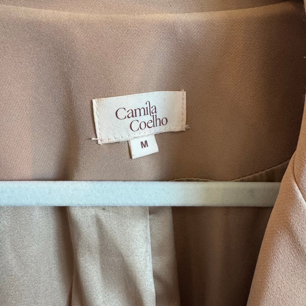 Camila Coelho Morena Blazer Nude Toffee Size M - Picture 3 of 8
